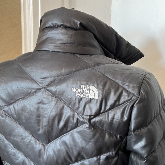 The North Face Flare 550 Goose Down Short Black Puffer Zip Up Ski Jacket, sz XS - Picture 12 of 16